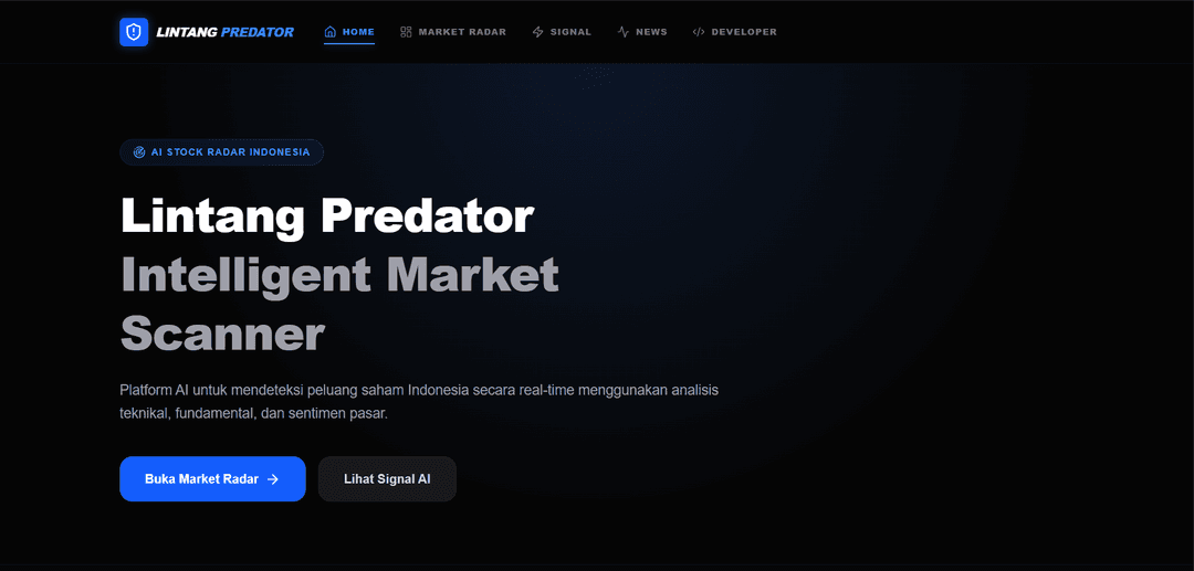 Lintang Predator — AI Stock Intelligence